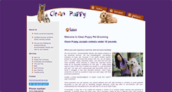 Desktop Screenshot of cleanpuppypetgrooming.com